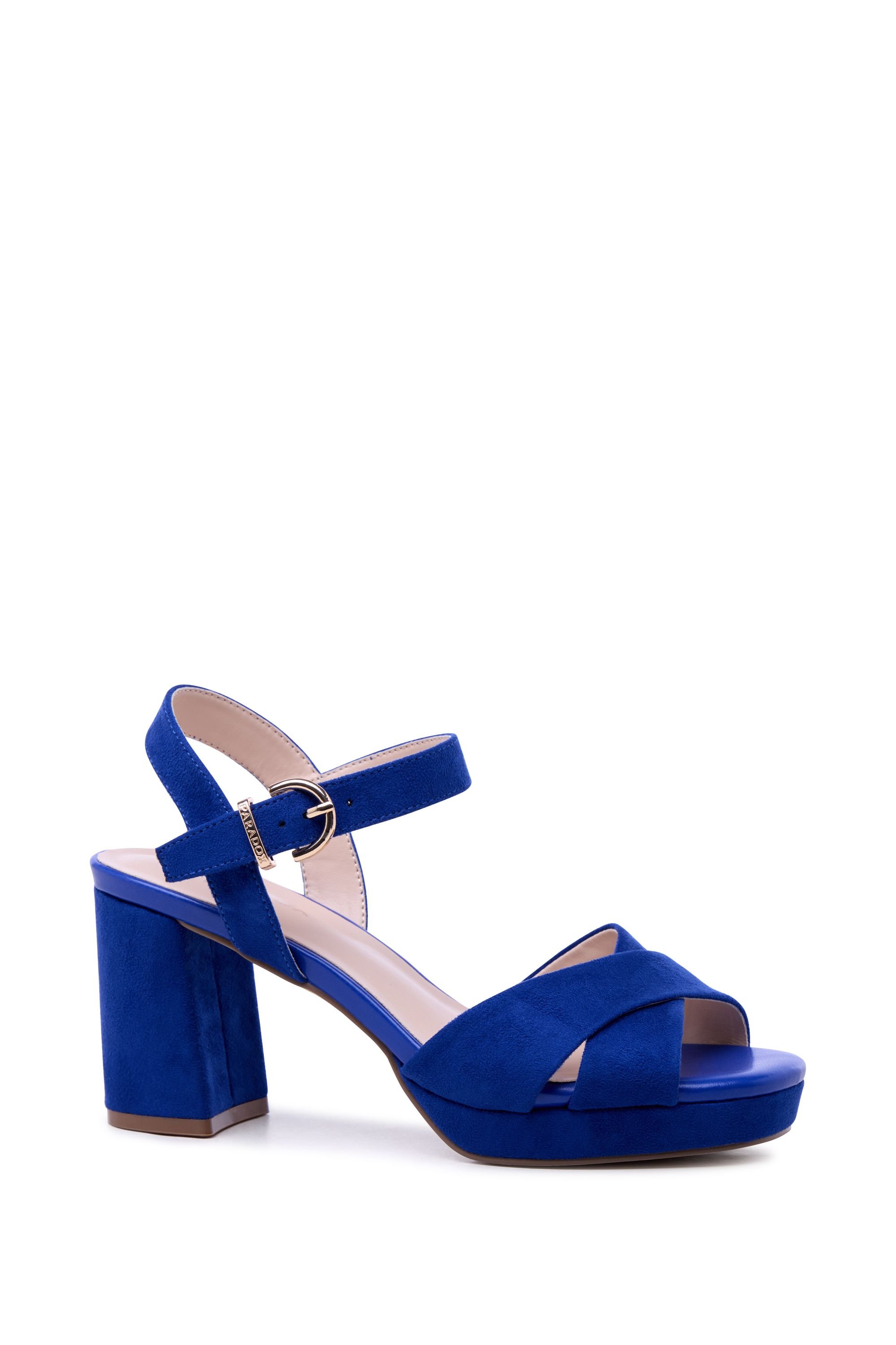 Paradox London Paradox London Women's 'Leya' Platform Sandals in Royal - 2