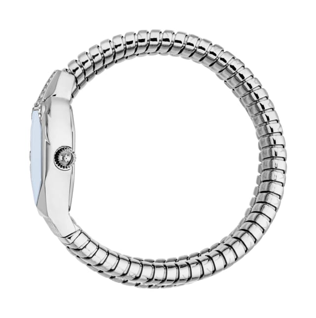 Just Cavalli Just Cavalli Women's Snake Silver Color Case, Dark Blue Dial, Stainless Steel Watch - 3