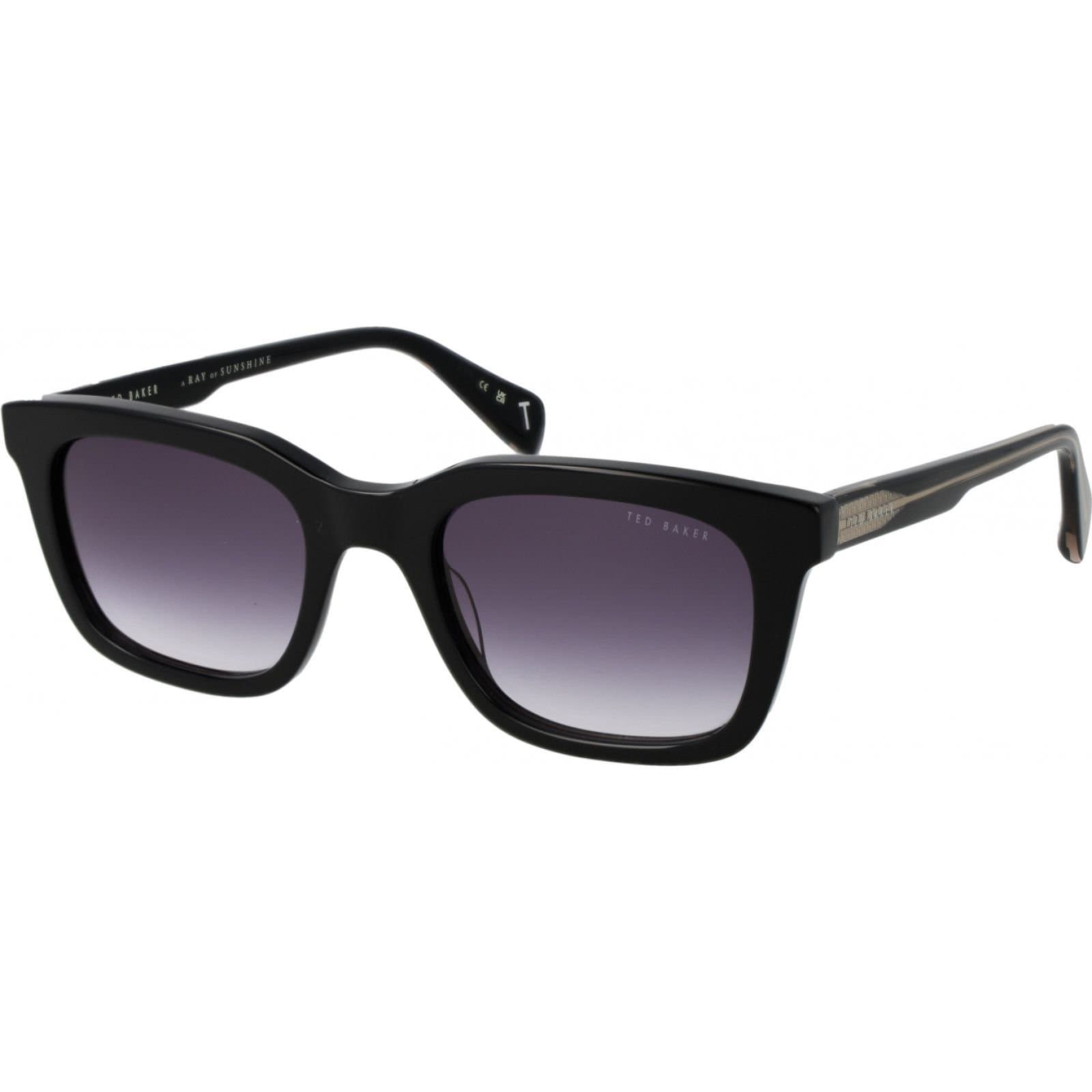Ted Baker Ted Baker Men's TB1765 52001 Square/Rectangle Sunglasses in Black