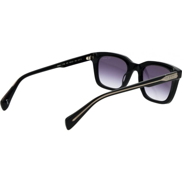 Ted Baker Ted Baker Men's TB1765 52001 Square/Rectangle Sunglasses in Black - 3