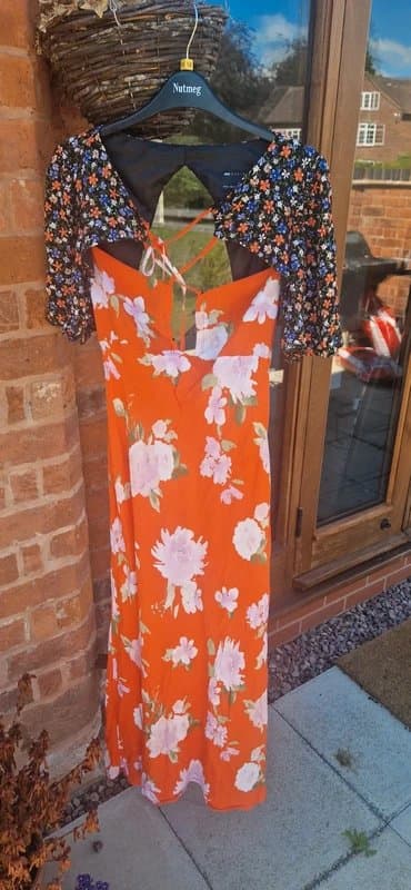 ASOS Design Asos floral cut out jumpsuit