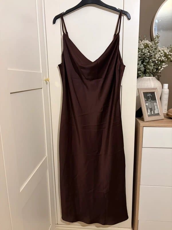 New Look Satin Midi Dress
