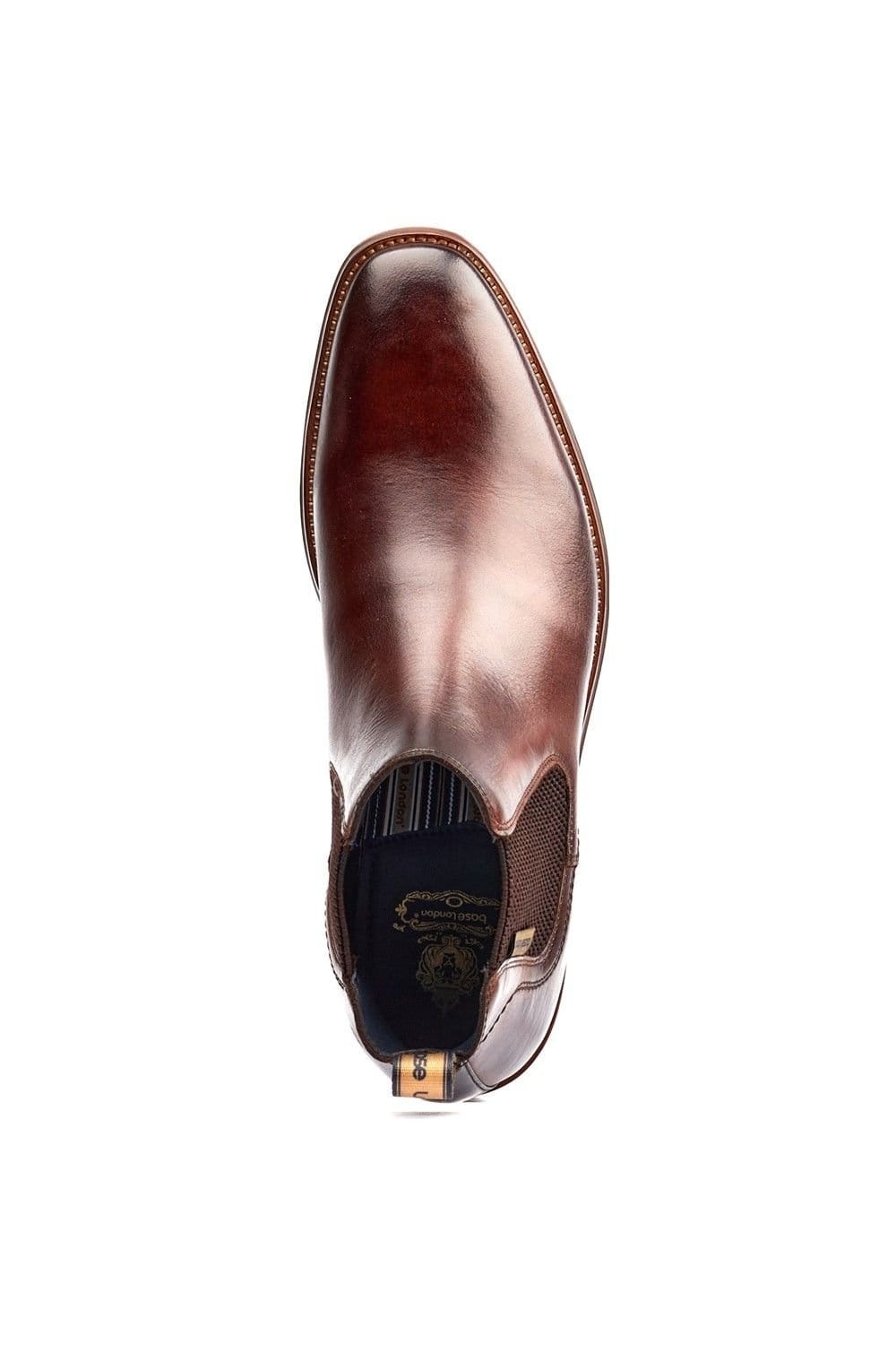 Base London Base London Men's Sikes Chelsea Boot in Brown - 4