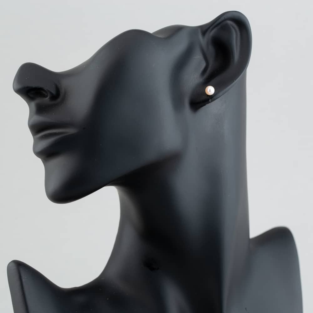 T.H.Baker T.H.Baker Women's 9ct 4.5-5mm Akoya Pearl Stud Earrings EOZ105CM in Gold - 3