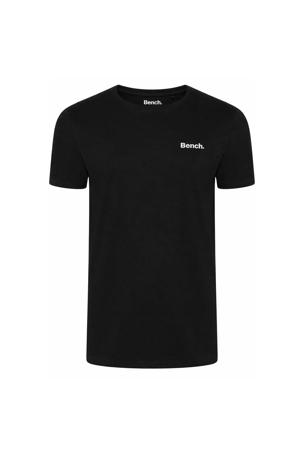 Bench Bench Men's 100% Cotton Logo Soft Breathable Casual Everyday Wear Top in Black