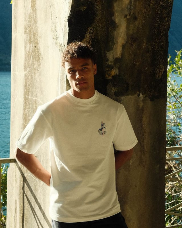 Walker & Hunt Walker & Hunt Men's Stallion' Tee in Off-White - 3
