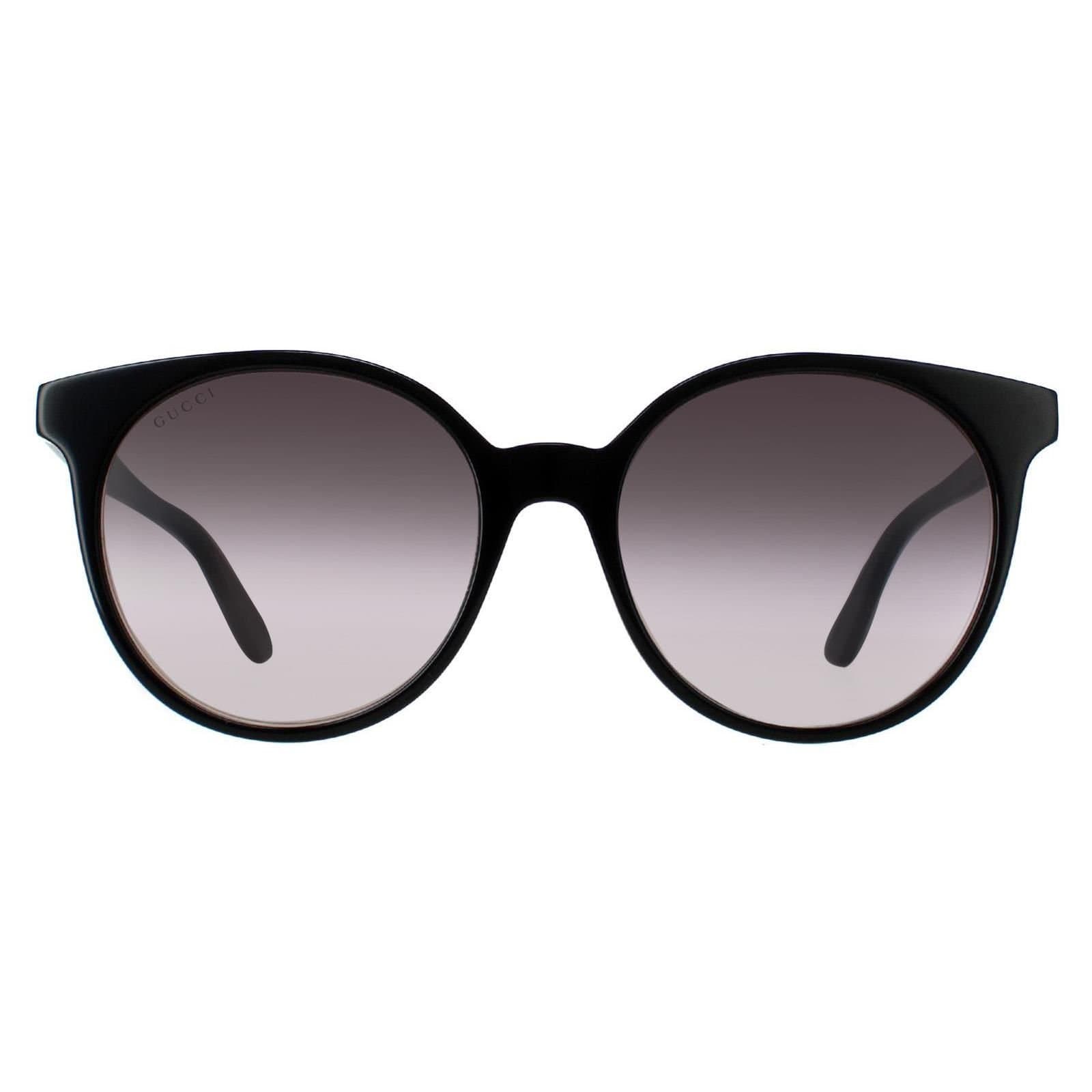 Gucci Gucci Women's Round Black Grey Gradient GG0488s