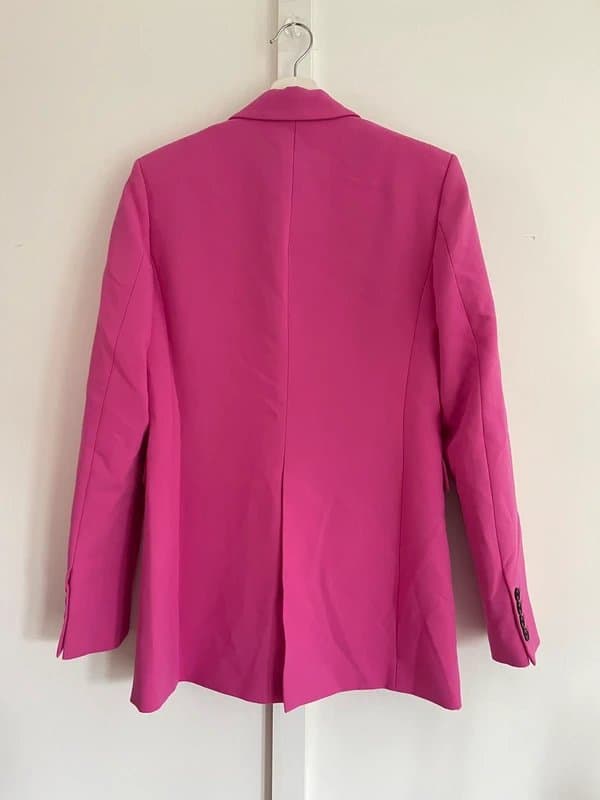 Zara ZARA Pink Tailored Fit Button Blazer Women's Size XS Worn Once