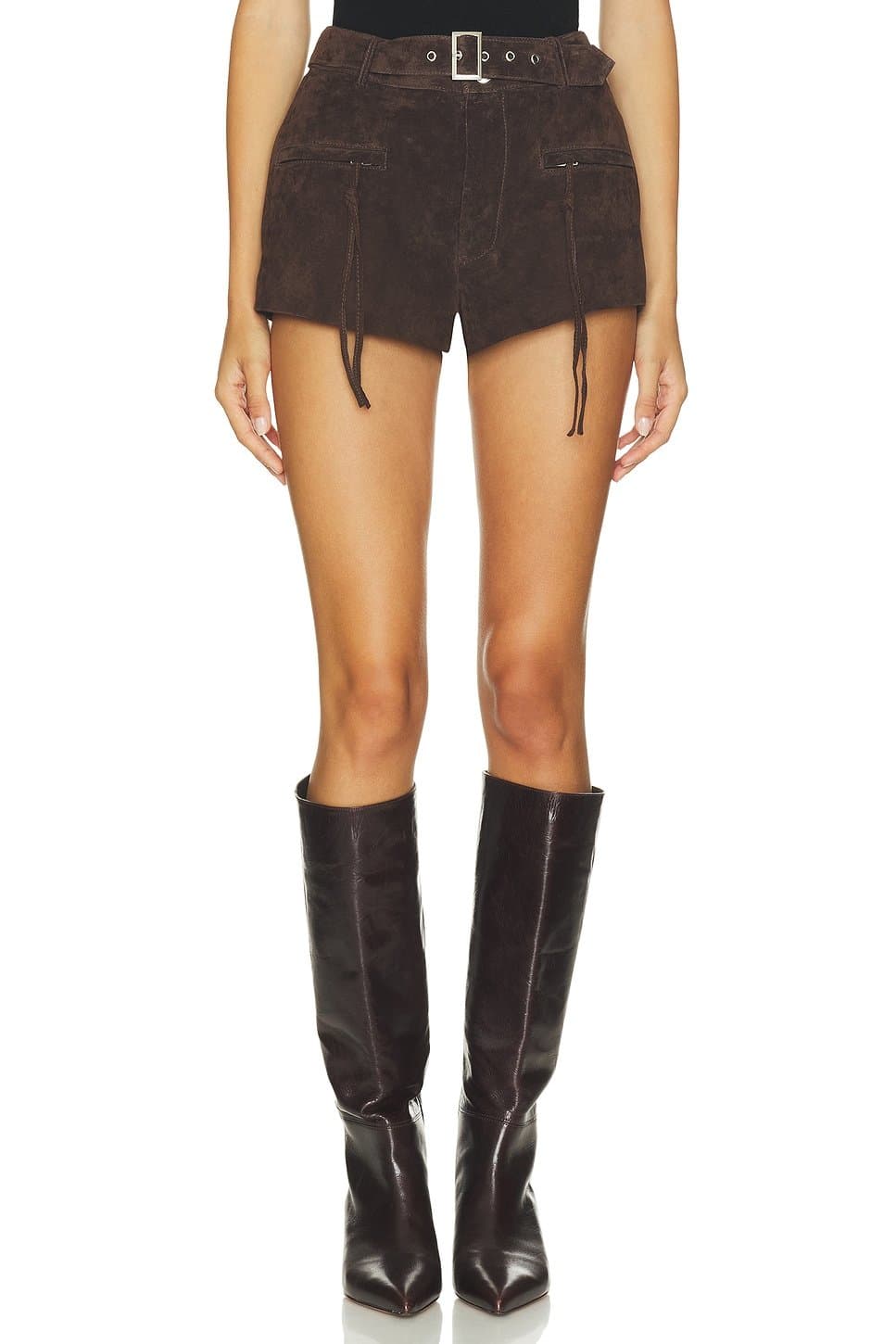 revolve Suede Hot Shorts