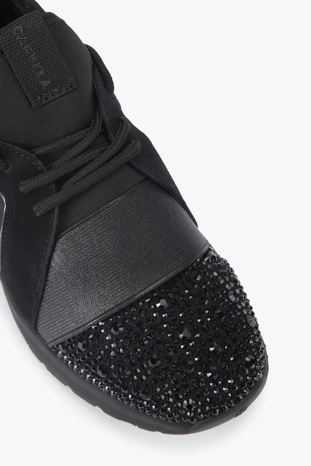 Carvela Carvela Women's 'Tempo Elastic' Trainers in Black - 4