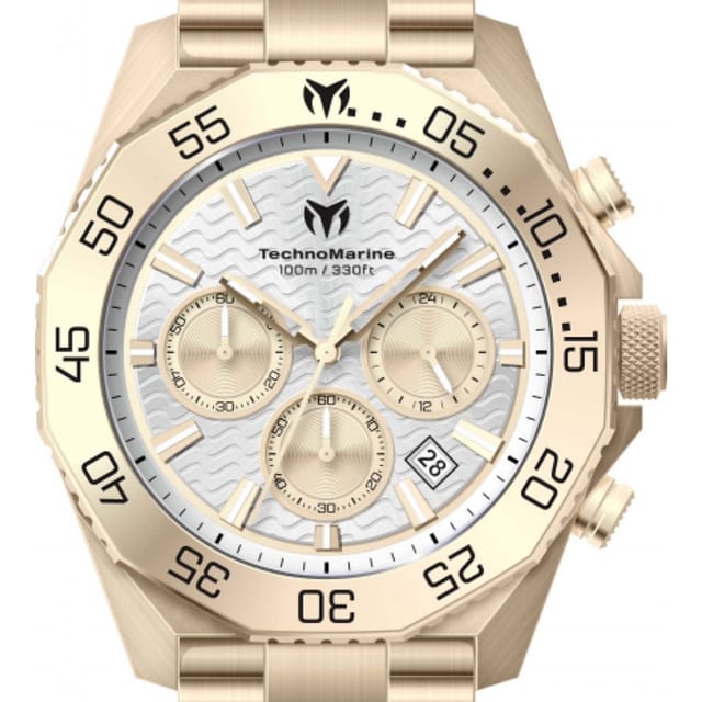 TechnoMarine TechnoMarine Men's TM-225083 Mara Vivo 44mm Quartz Watch in Gold - 2