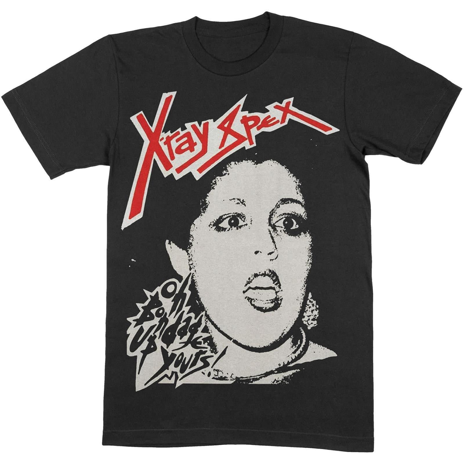 X-Ray Spex X-Ray Spex Men's Oh Bondage Cotton T-Shirt in Black
