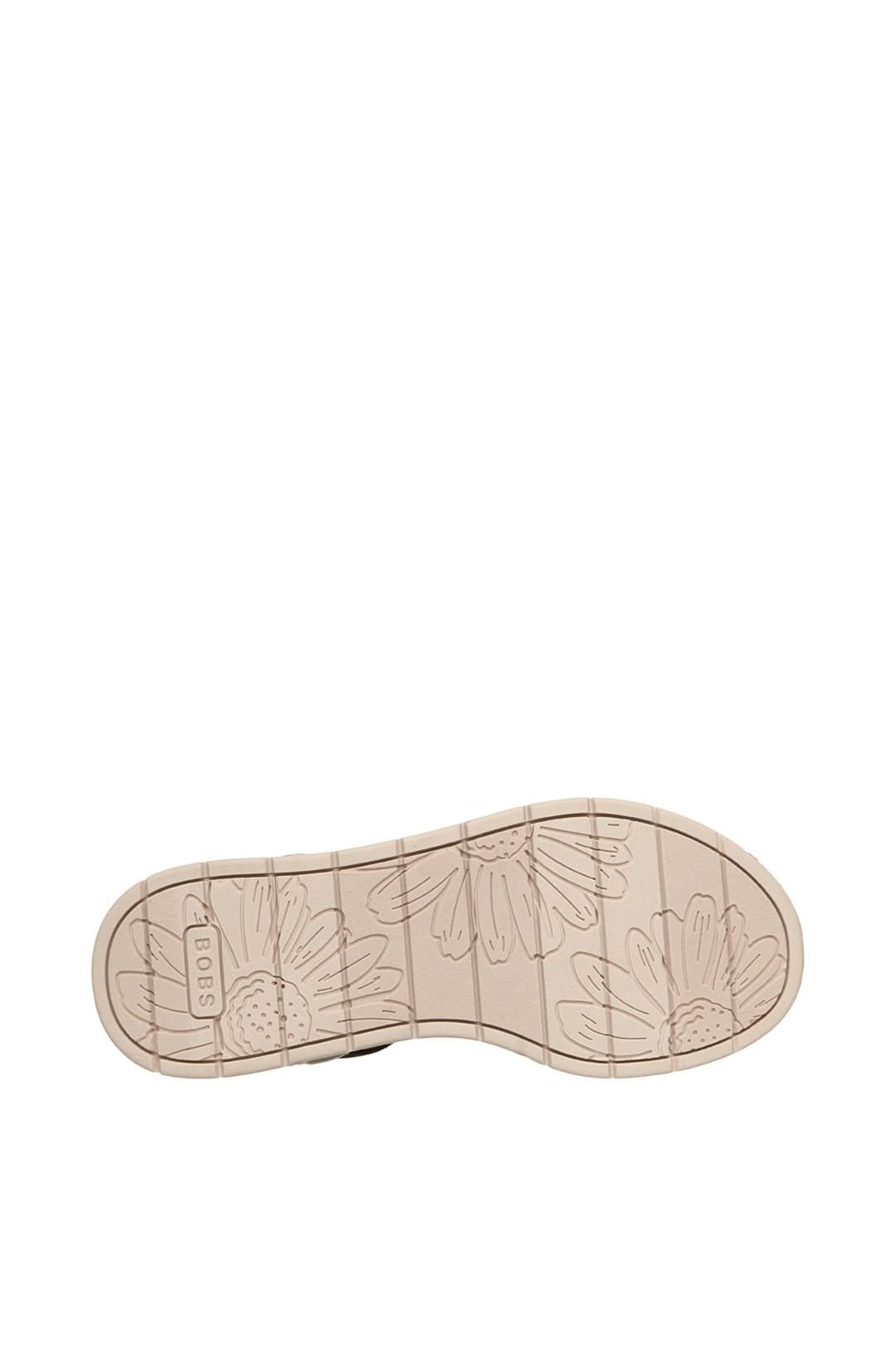 Skechers Skechers Women's BOBS SUN RAY Slip-Ins Perforated Duraleather Sandal Black - 4