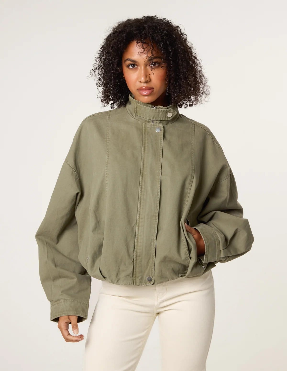 Blue Vanilla Bomber Jacket - 4