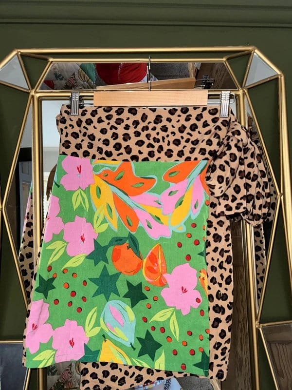 Never Fully Dressed NFD Fruit Mini Wrap Skirt Size S 8-10 NEW - 1