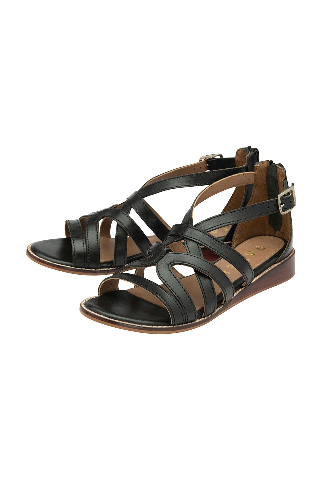 Ravel Ravel Women's 'Montrose' Leather Open-Toe Sandals in Black - 2