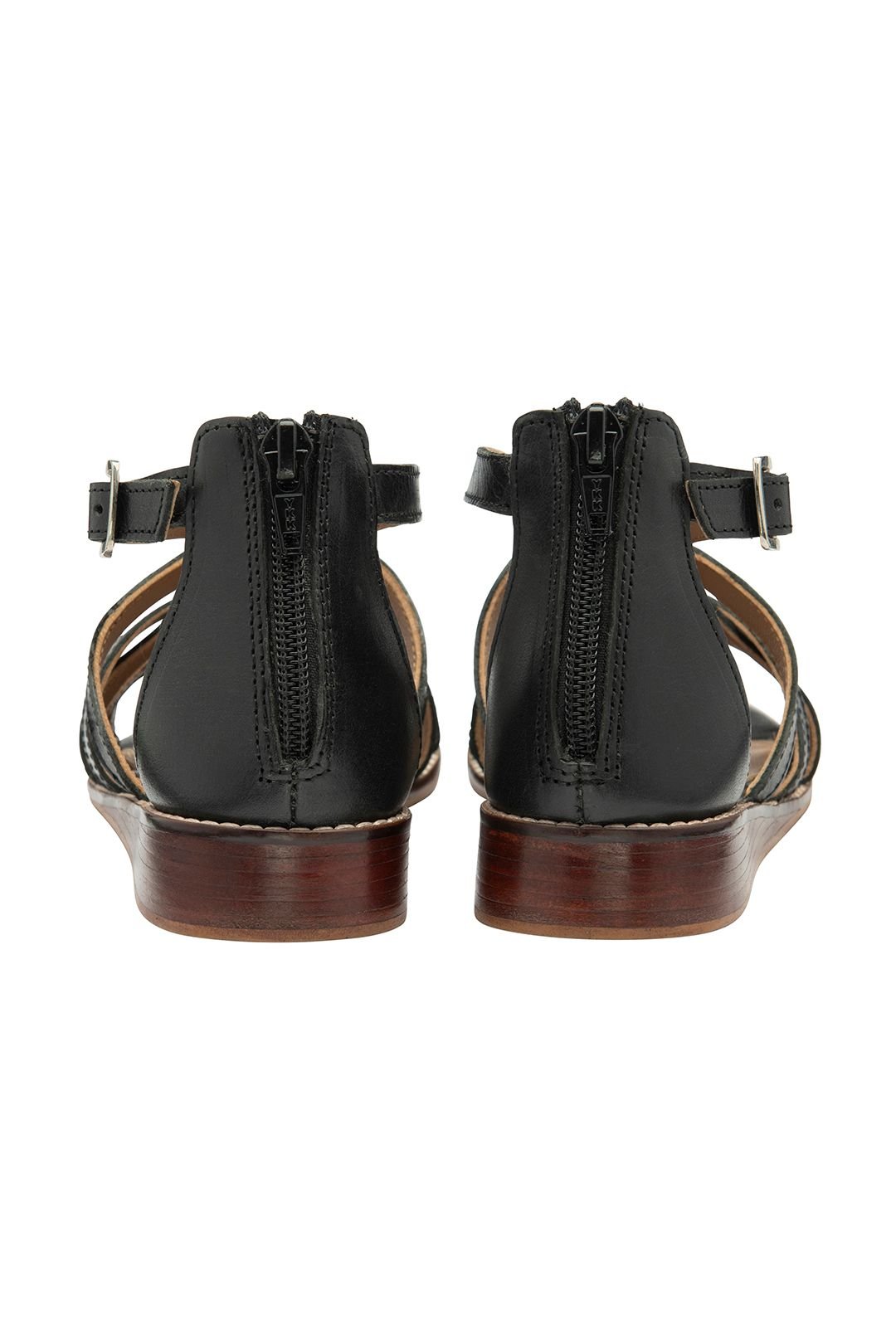 Ravel Ravel Women's 'Montrose' Leather Open-Toe Sandals in Black - 4