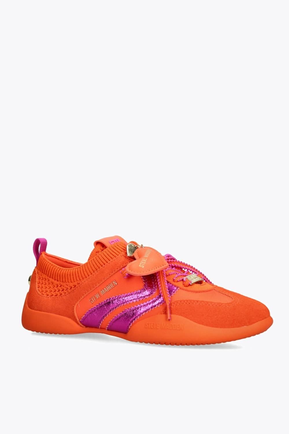 Steve Madden STEVE MADDEN Women's 'Biscotti Orange' Suede Trainers in Orange - 4