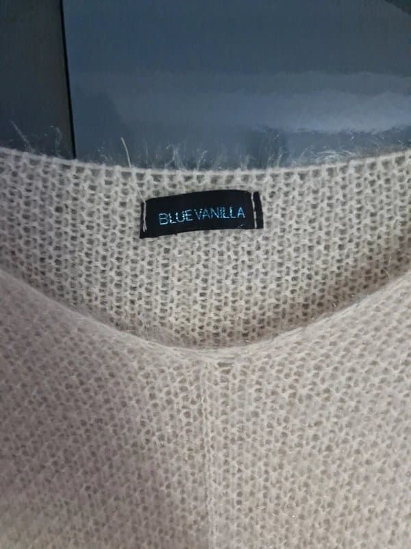 New Look 3/4 sleeve oversize knitted top