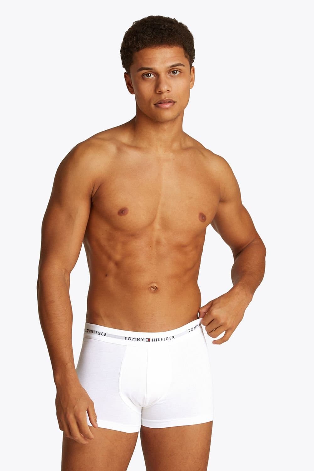 Tommy Hilfiger Tommy Hilfiger Men's Signature 3 Pack Trunks - White