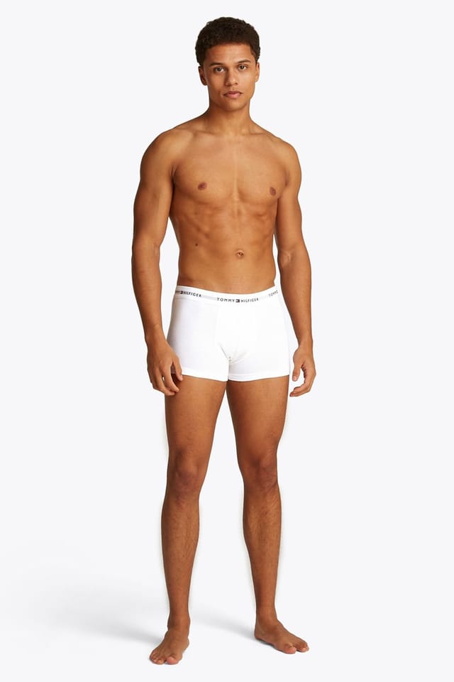 Tommy Hilfiger Tommy Hilfiger Men's Signature 3 Pack Trunks - White - 3