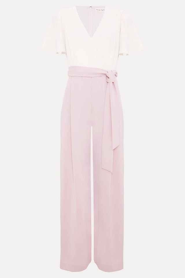 Phase Eight Phase Eight Women's Kallie V-Neck Wide Leg Jumpsuit - 2