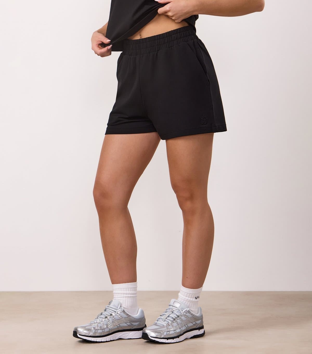 Gym King Women's Black Victory Shorts Gym King New Look