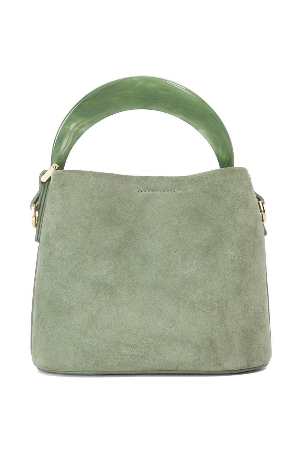 Dune London Dune London Women's 'Dharla' Suede Shoulder Bag in Green - 2