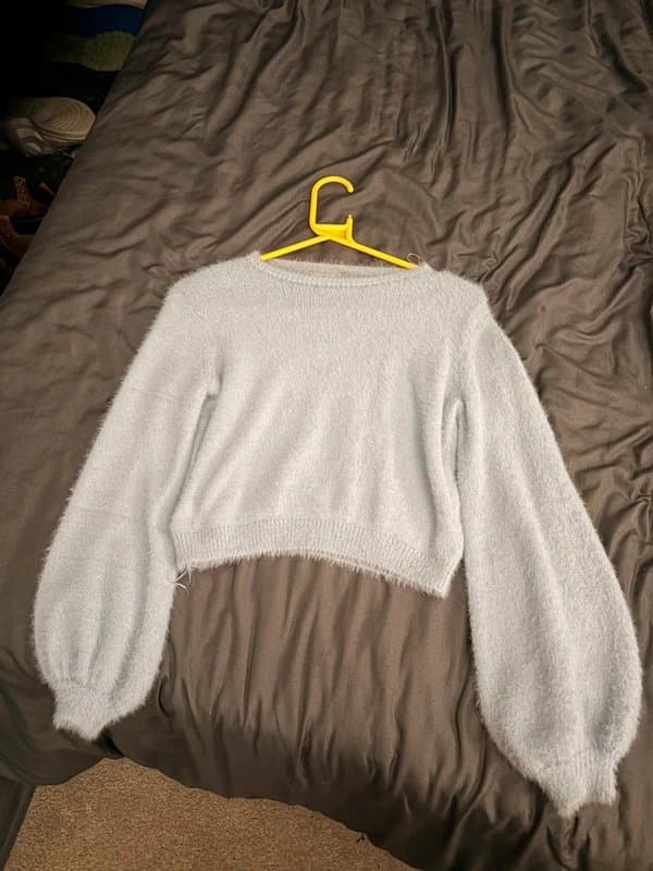 Bershka Bershka Blue Fluffy jumper