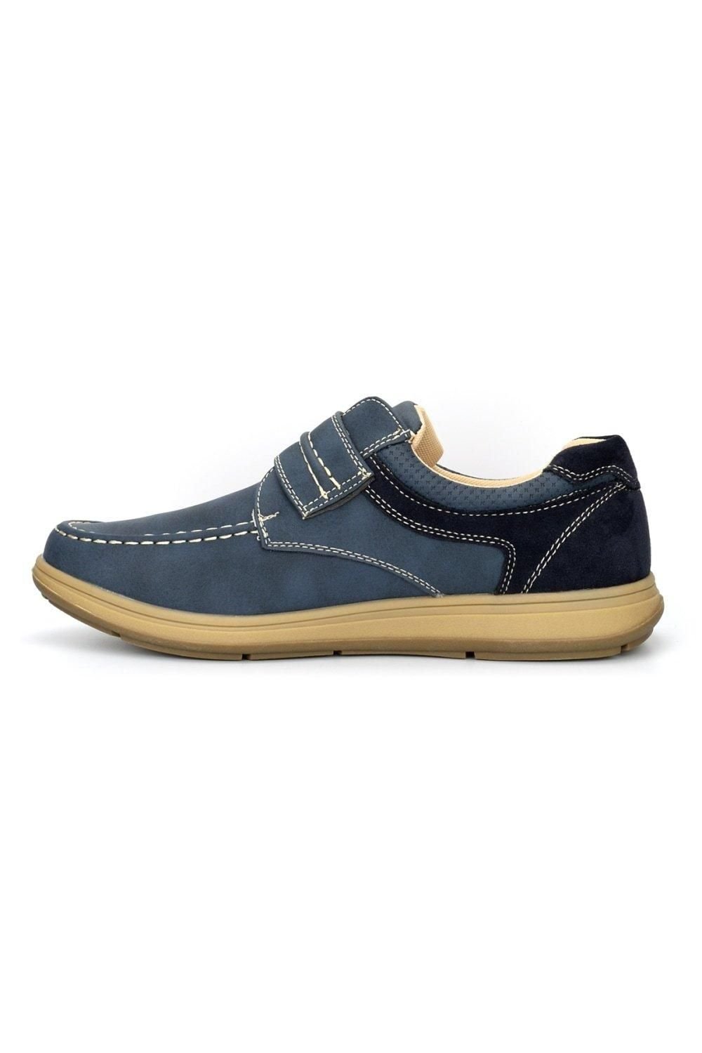 Scimitar Scimitar Men's Touch Fastening Casual Shoe in Navy - 3