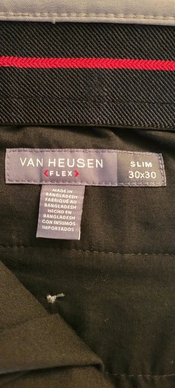 Van Heusen Gray Slim Flex Pants