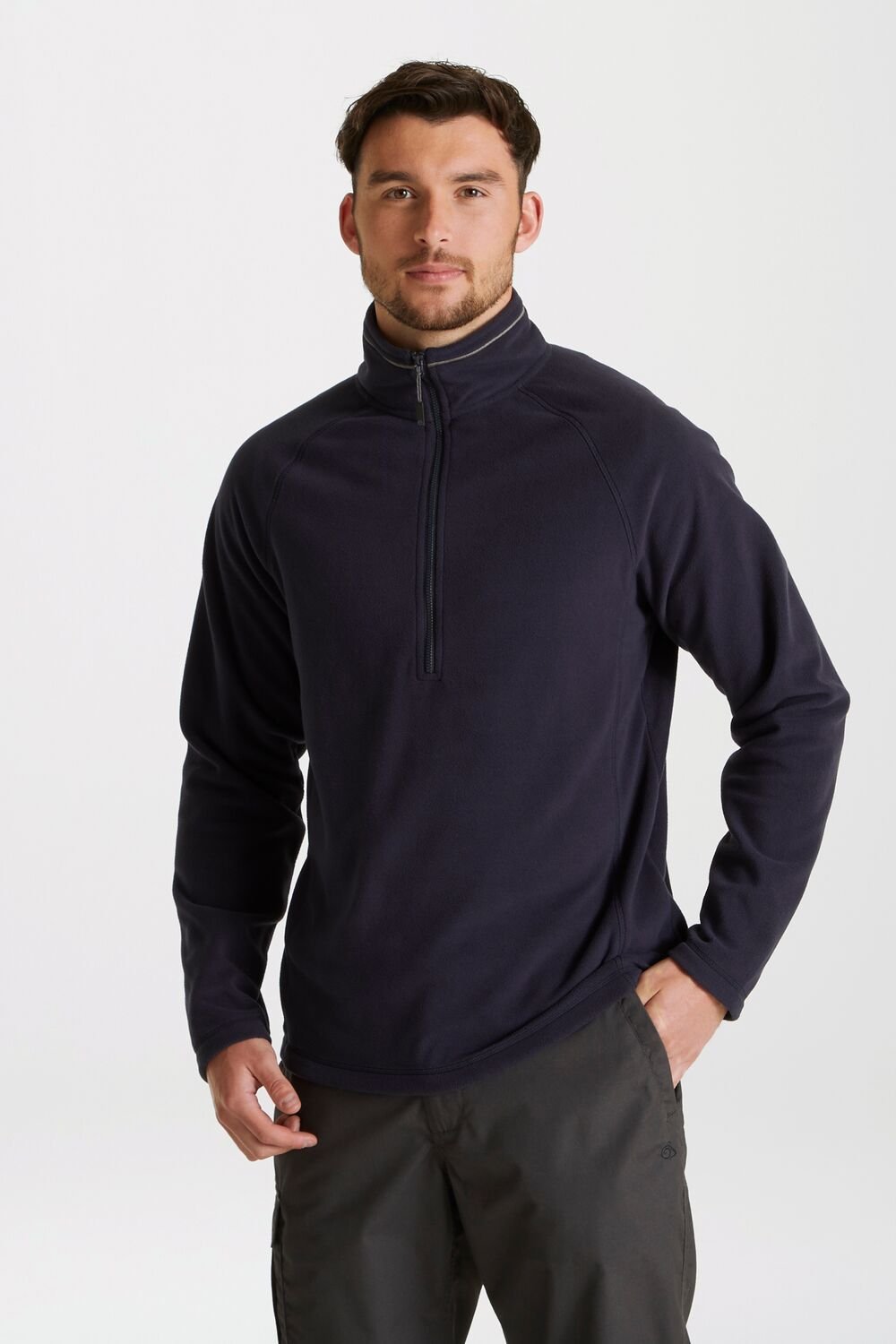 Craghoppers Craghoppers Men's 'Expert Corey 200' Insulated Half Zip Fleece in Navy - 2