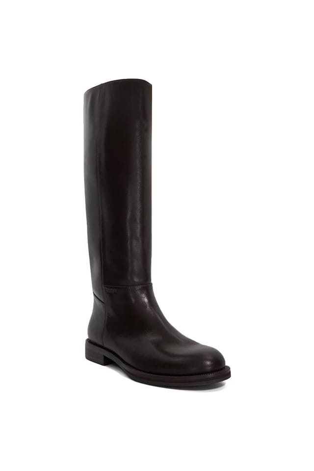 Dune London Dune London Women's 'Tova' Leather Knee High Boots in Brown - 2