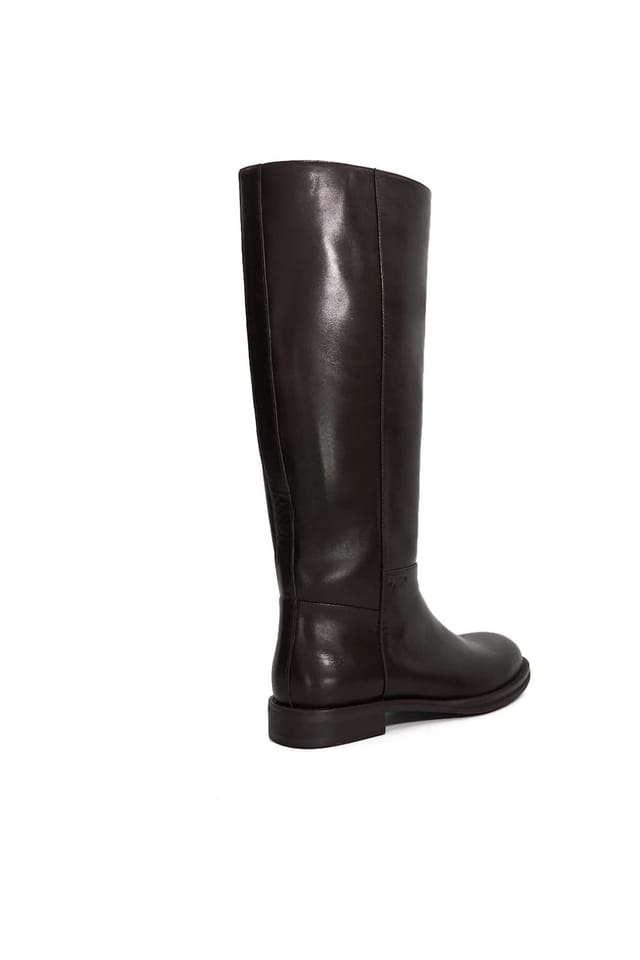 Dune London Dune London Women's 'Tova' Leather Knee High Boots in Brown - 3