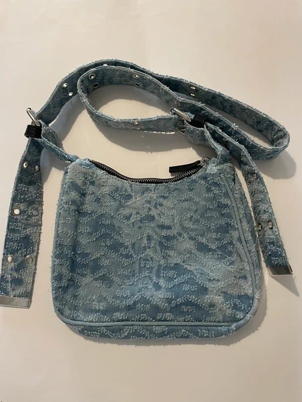 ASOS ASOS denim crossbody/shoulder bag