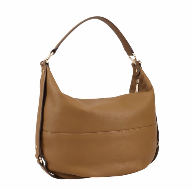 Paul Costelloe Paul Costelloe Women's Baboso Leather Shoulder Bag in Tan - 2
