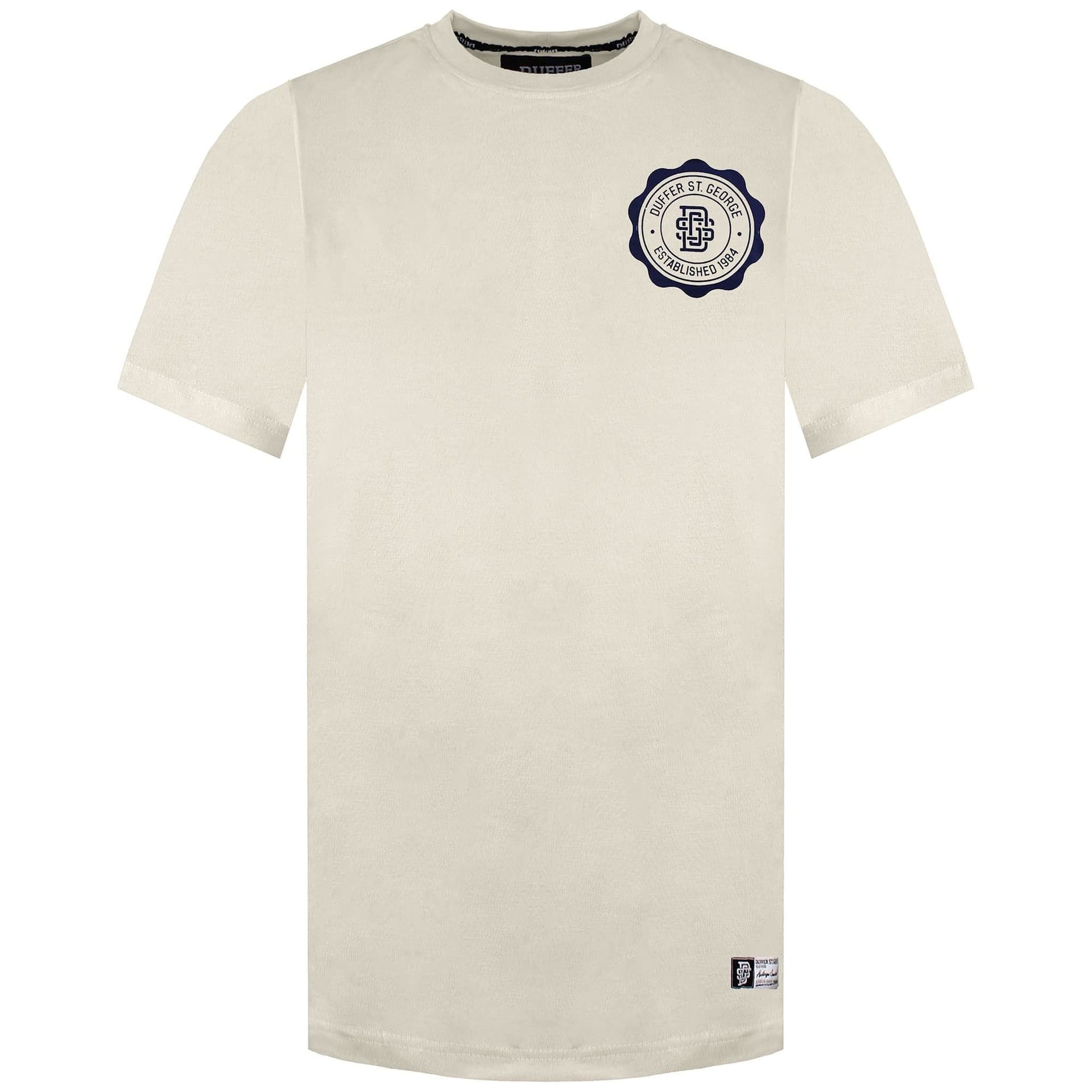 Duffer Duffer Men's Stamp Cream T-Shirt in Beige