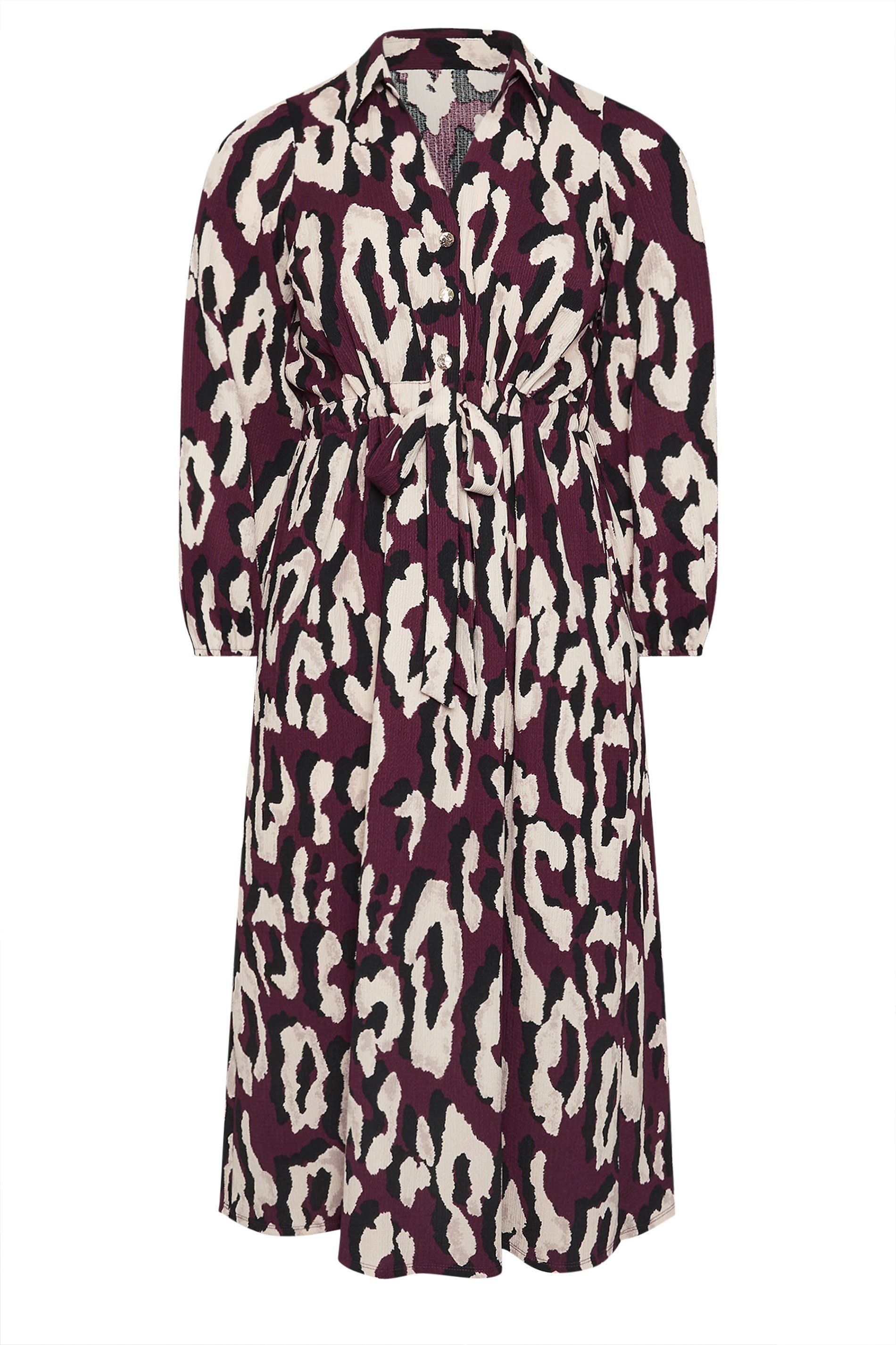 Evans Evans Women's Crepe Midaxi Dress in Burgundy - 2