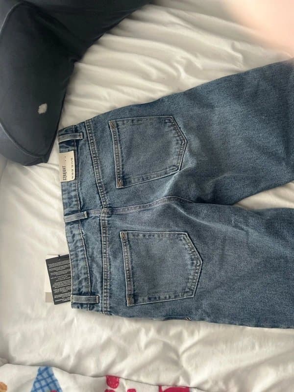 New Look Men’s Light blue new look straight fit jeans W28