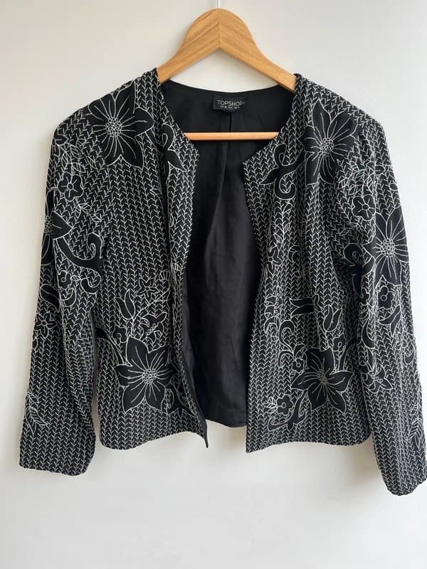 Topshop Topshop embroidered jacket