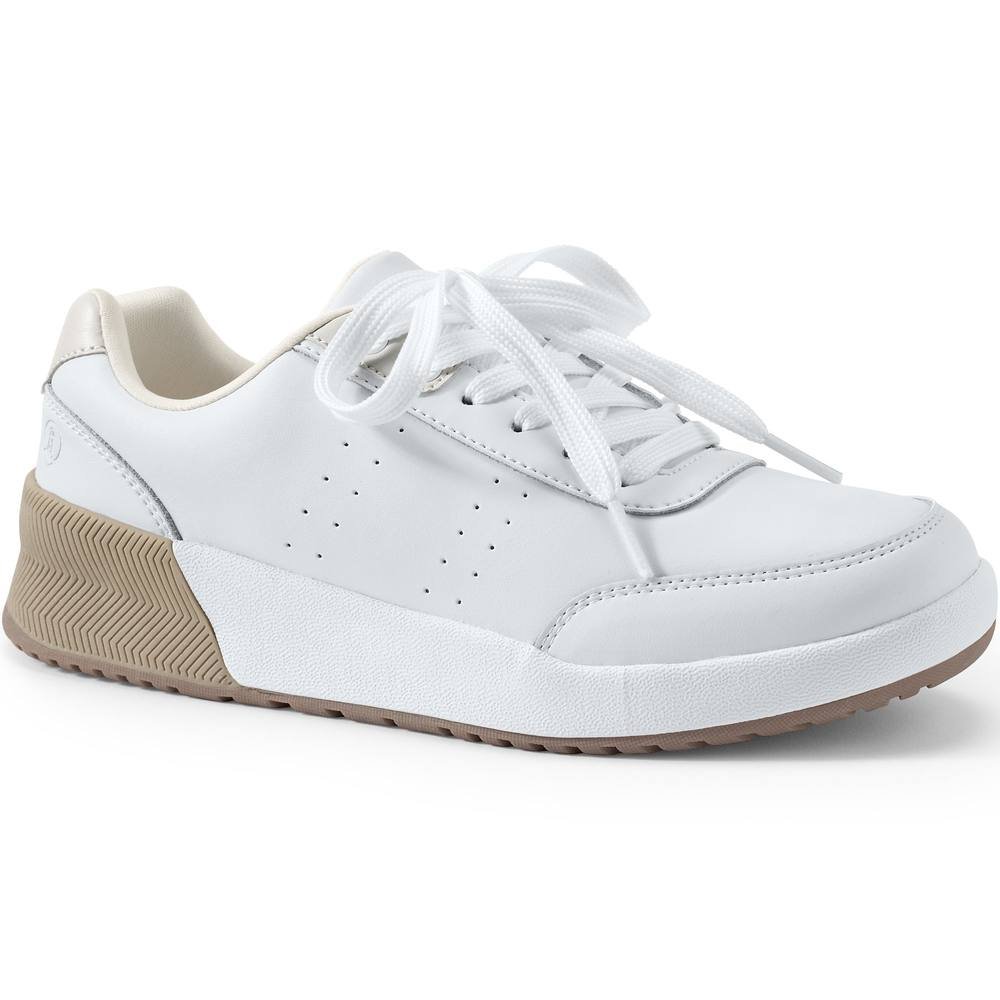 lands end Lands' End Women's Errand Runner Trainers in White - 1