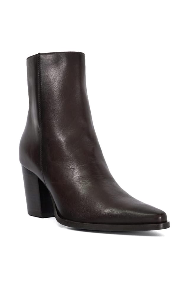Dune London Dune London Women's 'Paxten' Leather Ankle Boots in Brown - 2