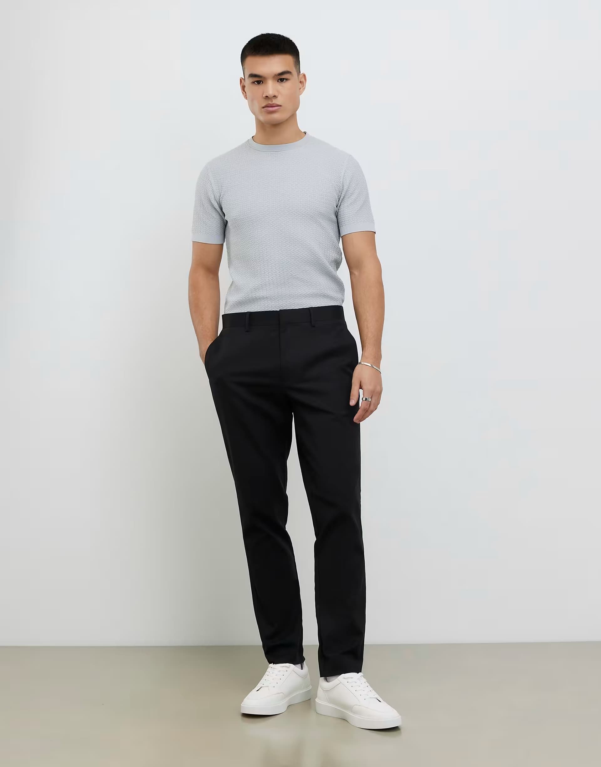 ASOS River Island Slim fit chinos in black