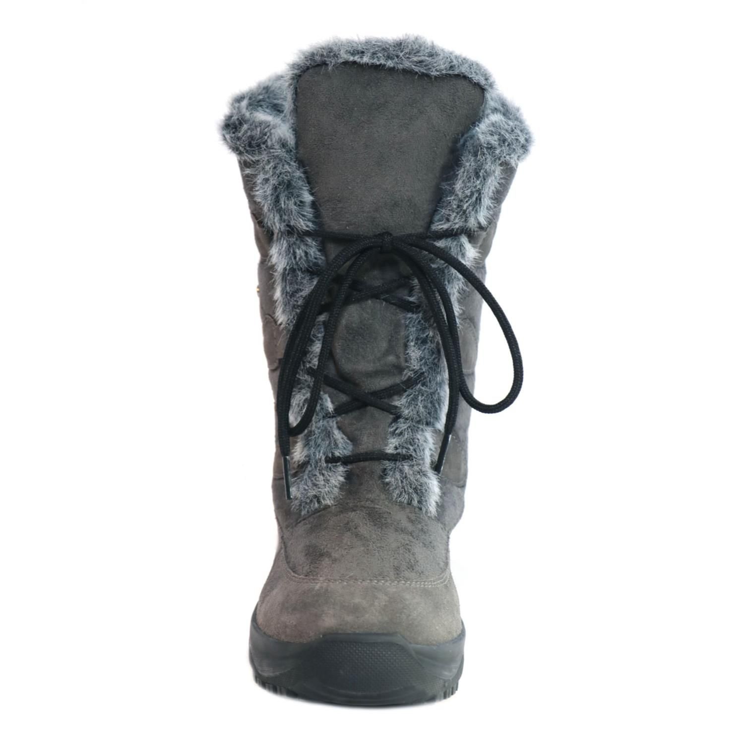 Mammal Mammal Women's 'Oribi2' Mid-calf Winter Boots with Flip-over Ice Grips in Grey - 2
