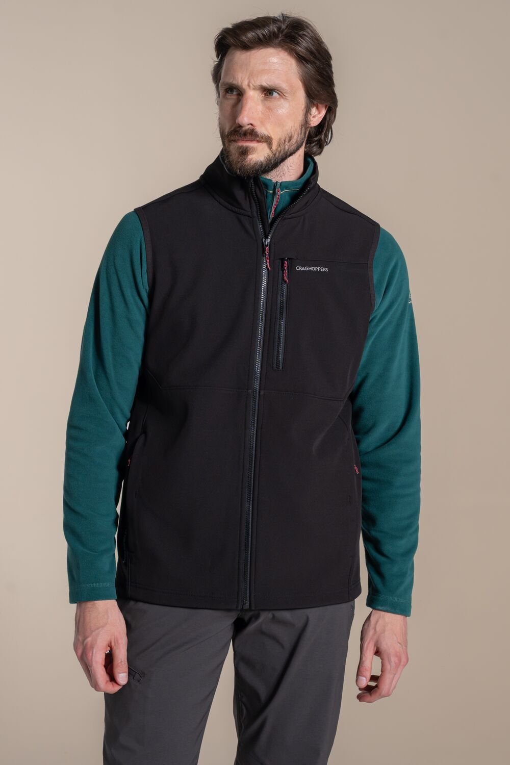 Craghoppers Craghoppers Men's Altis Vest Water-Repellent Gilet Bodywarmer in Black - 3