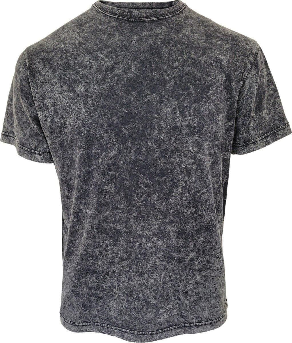 Spiral Spiral Men's URBAN FASHION - Acid Wash T-Shirt in Black