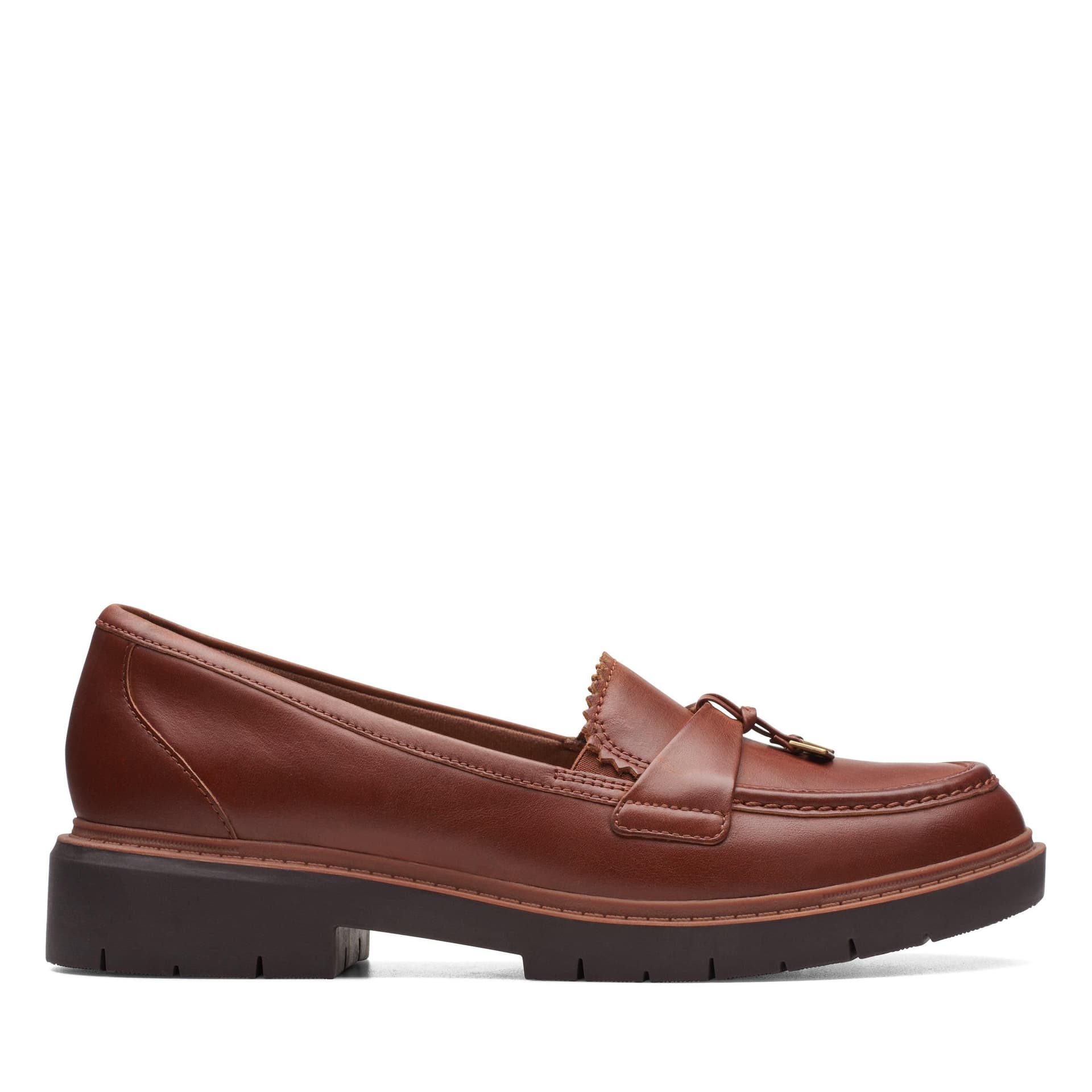 Clarks Clarks Women's Westlynn Bella Tan Leather Loafers in Brown