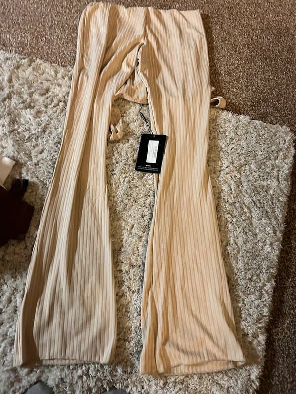 PLT Beige jumpsuit flared