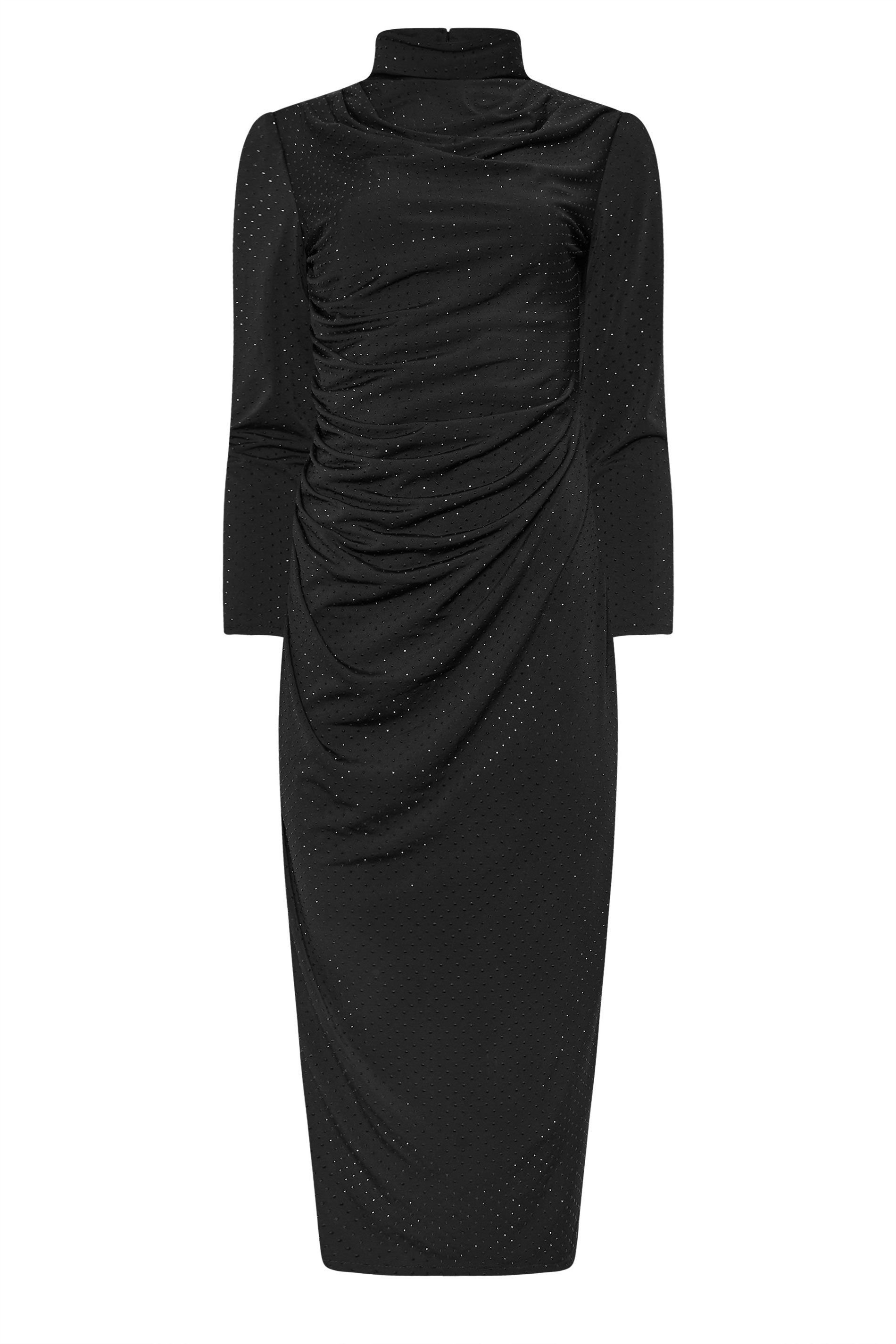 Star By Julien Macdonald Star by Julien Macdonald Women's Draped Front Embellished Maxi Dress in Black - 2