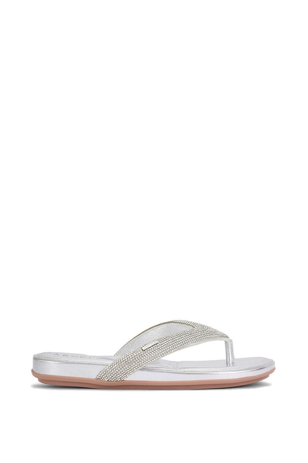 Carvela Carvela Women's 'Riviera Jewel' Sandals in Silver - 2